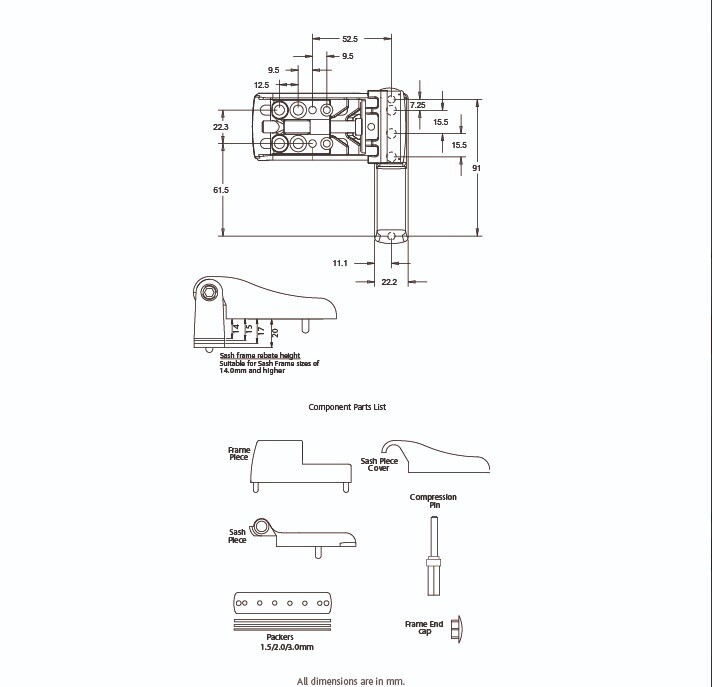 Anchorage Intelligent Strength Lift Off Flag Door Hinge - Image 2