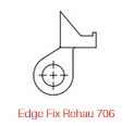 Mila iDeal Butt Hinge - Rehau - Image 2